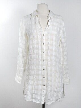 Tahari Linen Tunic Size Small